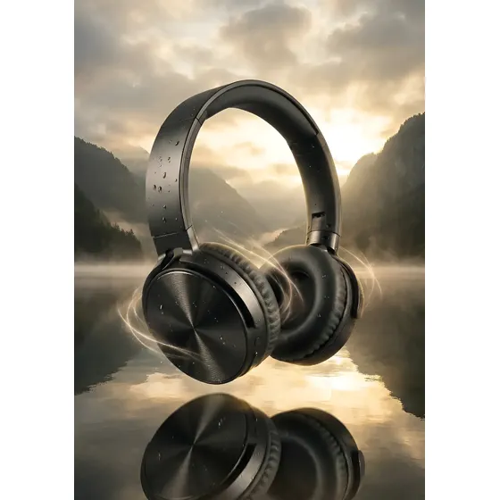 Fone De Ouvido Bluetooth Sem Fio Dobrável Graves Potentes