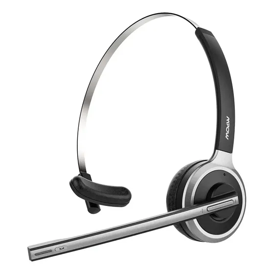 Fone De Ouvido Bluetooth Mpow M5 Microfone Home Call Center Cor Preto