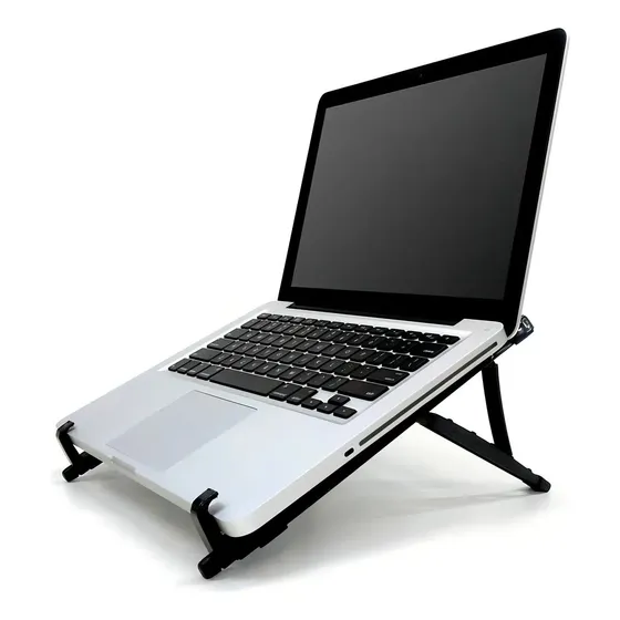 Suporte Portátil Notebook Regulável Ergonômico Reliza Nr17 Preto